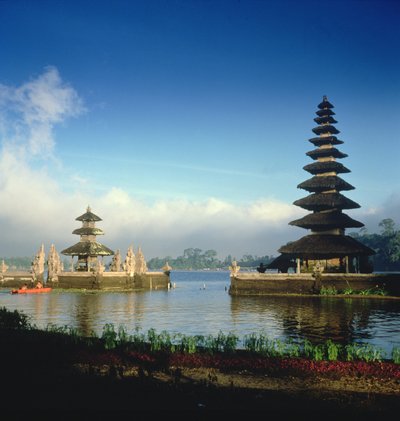 The Water Temple on Lake Bratan by Unbekannt Unbekannt